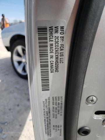 2C3CDZAGXMH520942 Dodge Challenger Sxt