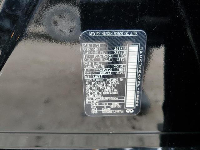 3PCAJ5BA9NF106556 Infiniti Qx50 Luxe