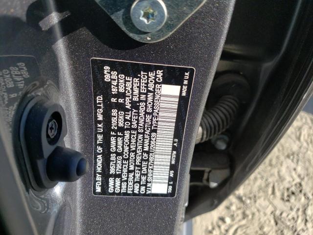 SHHFK7H92LU206439 Honda Civic Sport Touring