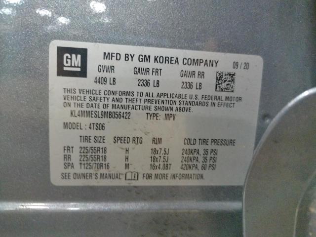 KL4MMESL9MB056422 Buick Encore Gx Select