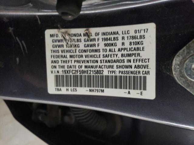 19XFC2F59HE215802 Honda Civic Lx