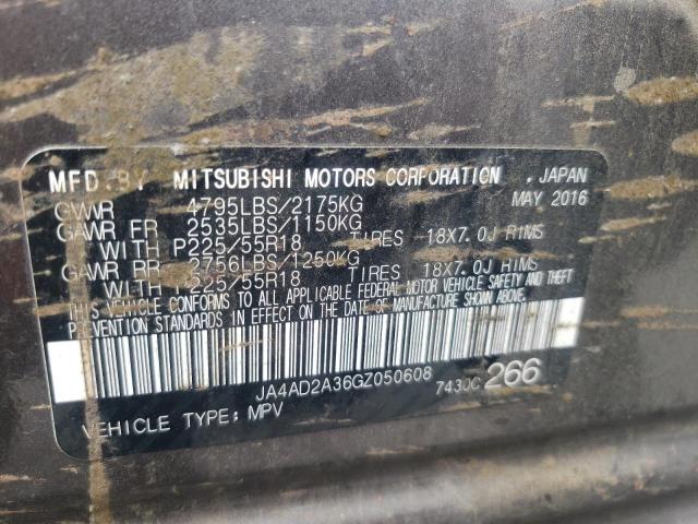 JA4AD2A36GZ050608 Mitsubishi Outlander Es