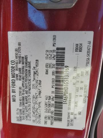 1FA6P0HD1G5131969 Ford FUSION SE