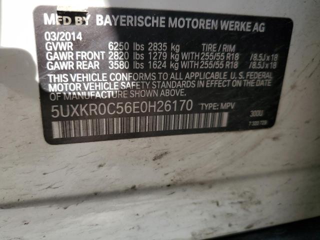 5UXKR0C56E0H26170 BMW X5 Xdrive35i
