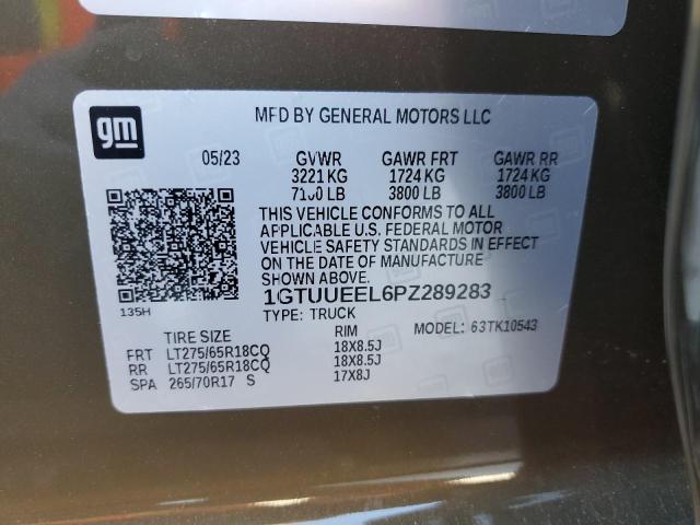 1GTUUEEL6PZ289283 GMC Sierra K1500 At4