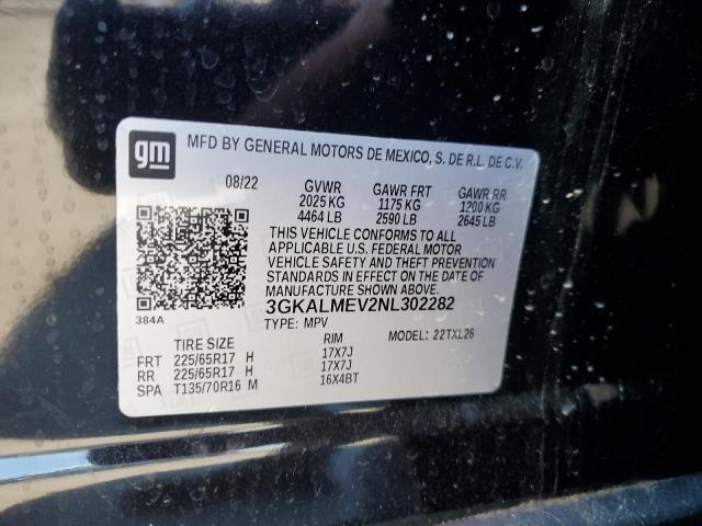3GKALMEV2NL302282 GMC Terrain Sle