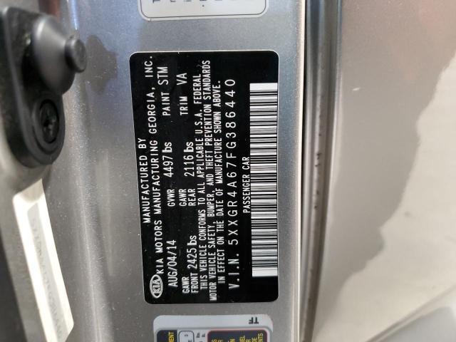5XXGR4A67FG386440 KIA OPTIMA SX