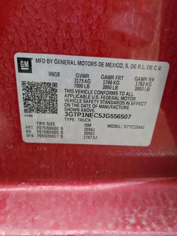 3GTP1NEC5JG556507 GMC Sierra C1500 Slt