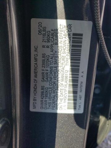 1HGCV1F1XLA096112 Honda ACCORD LX