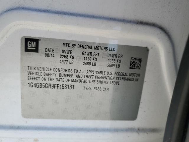 1G4GB5GR9FF153181 Buick Lacrosse