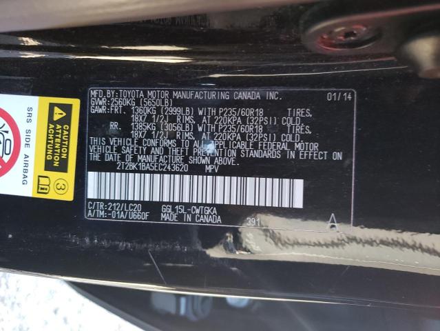 2T2BK1BA5EC243620 Lexus Rx 350 Base