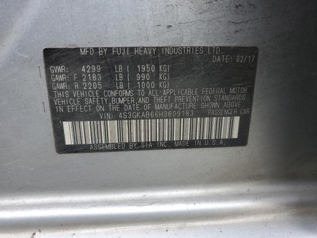 4S3GKAB66H3609183 Subaru Impreza Premium