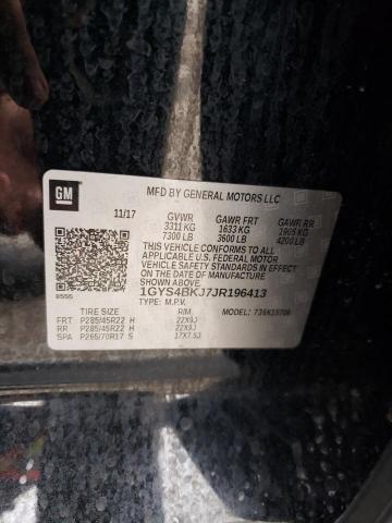 1GYS4BKJ7JR196413 Cadillac Escalade Luxury