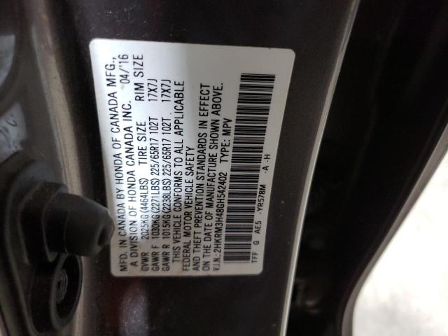 2HKRM3H48GH542402 Honda CR-V SE