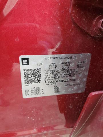 1GKKNXLS8KZ215385 GMC Acadia Denali