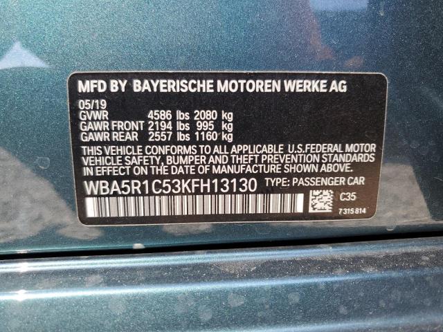 WBA5R1C53KFH13130 BMW 330I