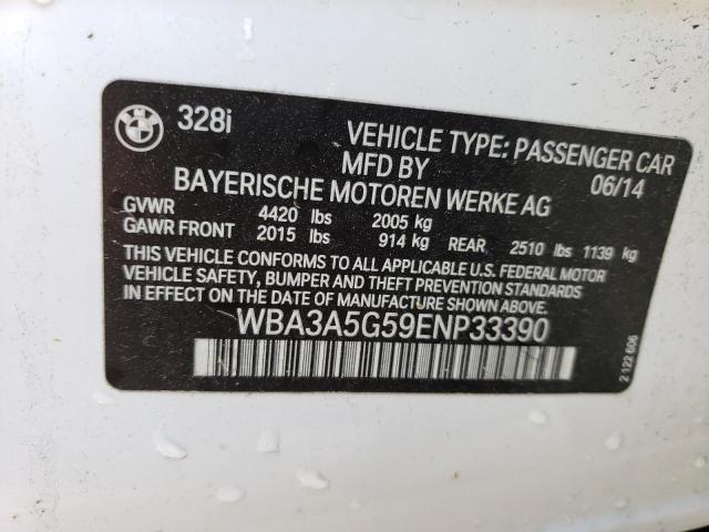 WBA3A5G59ENP33390 BMW 328 I