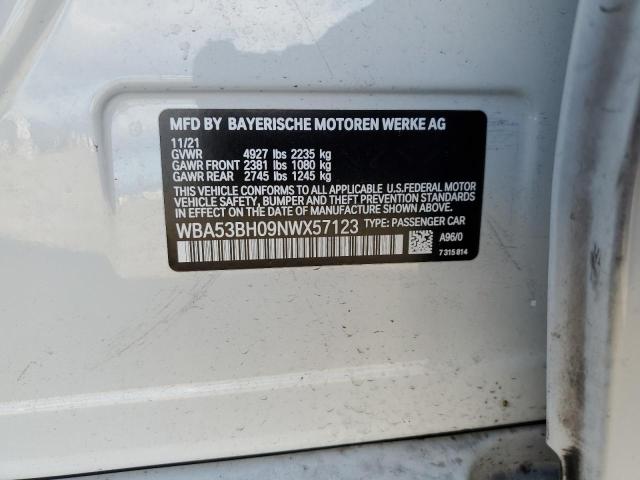 WBA53BH09NWX57123 BMW 530 I
