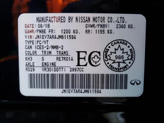 JN1EV7AR4JM611594 Infiniti Q50 LUXE