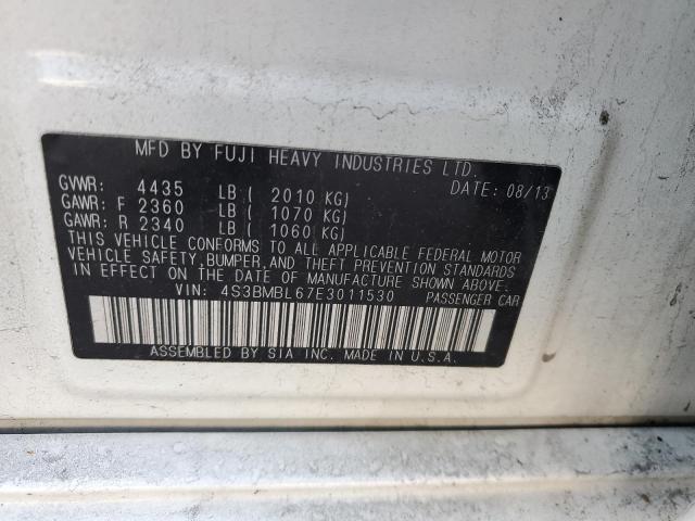4S3BMBL67E3011530 Subaru Legacy 2.5i Limited