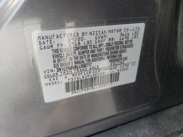 3N1CP5BV8LL550717 Nissan KICKS S