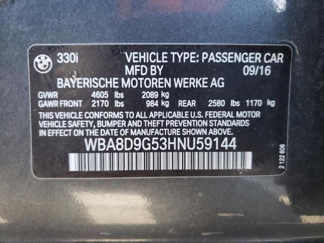 WBA8D9G53HNU59144 BMW 330 XI
