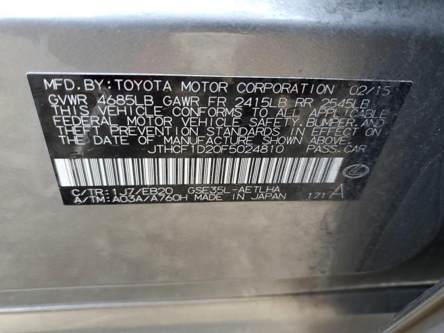 JTHCF1D20F5024810 Lexus IS 250