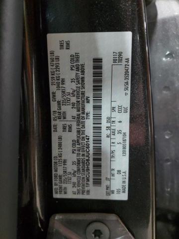 1FMCU9HD8JUC60147 Ford ESCAPE SEL