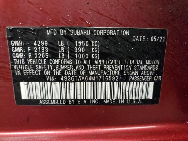 4S3GTAA64M1716592 Subaru Impreza