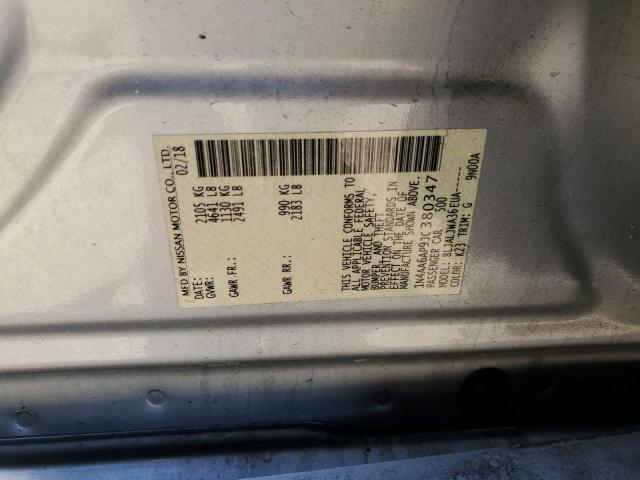 1N4AA6AP9JC380347 Nissan Maxima 3.5s