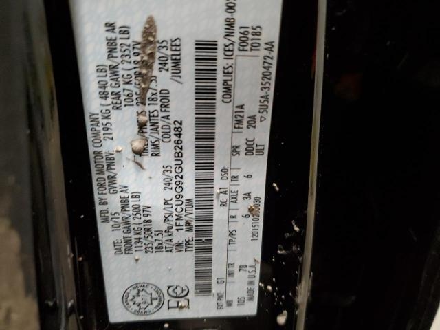 1FMCU9G92GUB26482 Ford ESCAPE SE