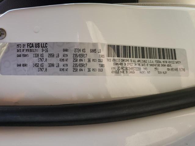 2C4RC1BG3HR572390 Chrysler PACIFICA T