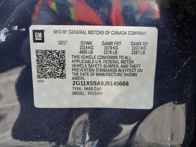2G11X5SA9J9145668 Chevrolet IMPALA LS