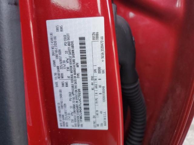 1FMCU9G61LUC70220 Ford ESCAPE SE