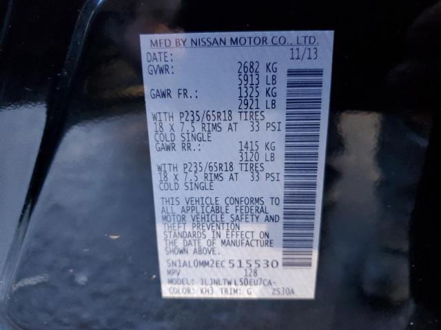 5N1AL0MM2EC515530 Infiniti QX60