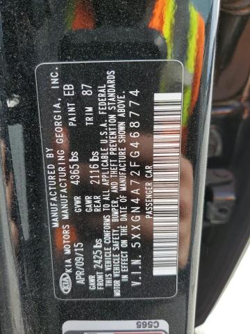5XXGN4A72FG468774 KIA OPTIMA EX