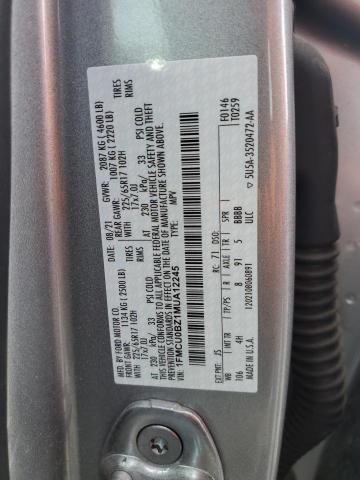 1FMCU0BZ1MUA12245 Ford ESCAPE SE