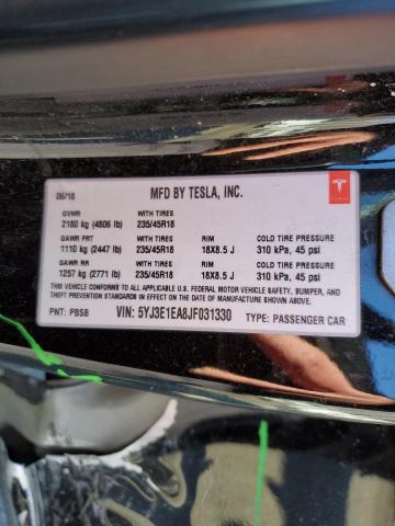 5YJ3E1EA8JF031330 Tesla MODEL 3
