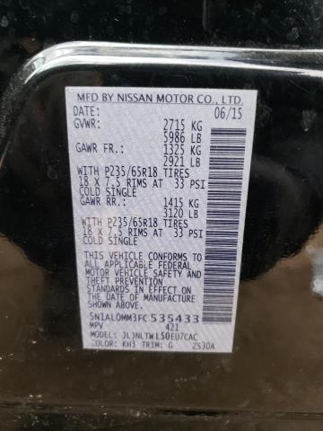 5N1AL0MM3FC535433 Infiniti QX60
