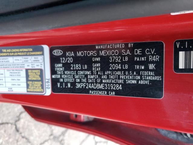 KIA FORTE FE 2021 3KPF24AD8ME319284 Image 12