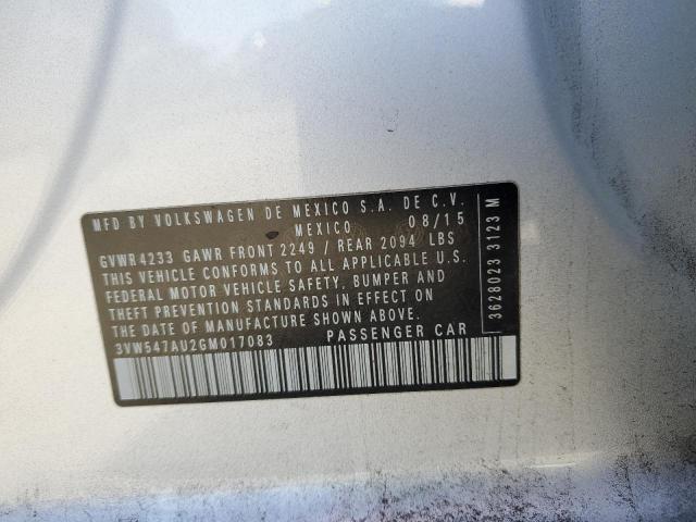 3VW547AU2GM017083 Volkswagen GTI S/SE