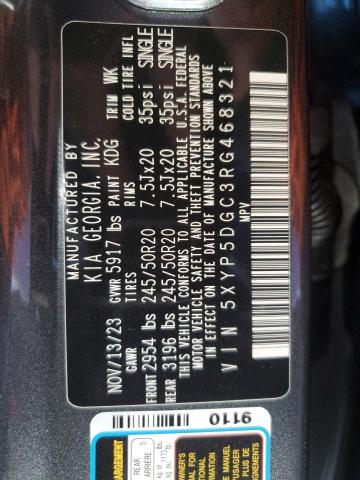 5XYP5DGC3RG468321 KIA Telluride Sx