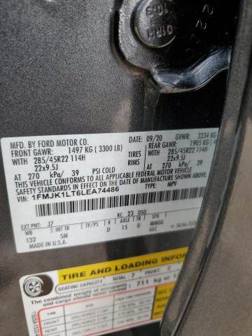 1FMJK1LT6LEA74486 Ford Expedition Max Platinum
