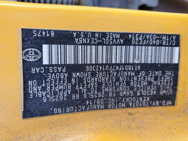 4T1BD1FK7FU142306 Toyota CAMRY HYBR