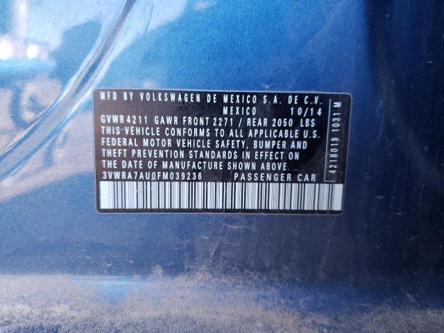 3VWRA7AU0FM039236 Volkswagen Golf Tdi