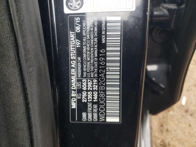 WDDUG8FB2GA216916 Mercedes-Benz S 550 4matic