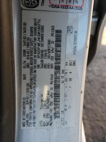 3FADP4EJ4GM150776 Ford FIESTA SE