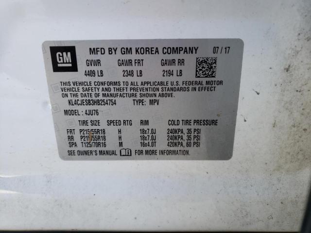 KL4CJESB3HB254754 Buick Encore Preferred