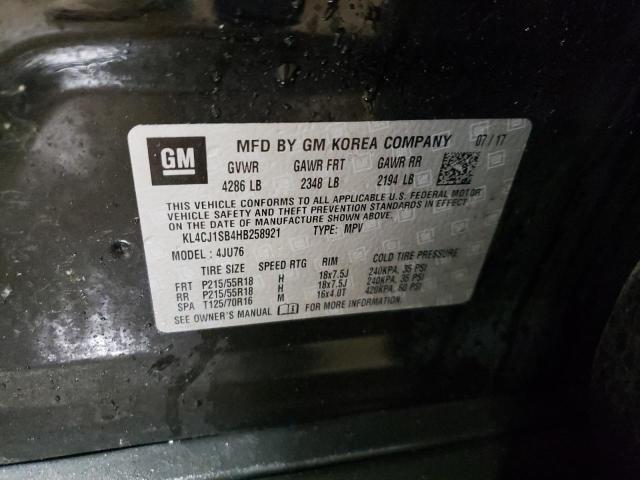 KL4CJ1SB4HB258921 Buick Encore Sport Touring