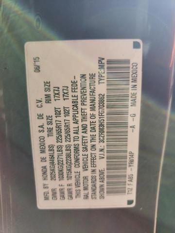 3CZRM3H51FG703862 Honda CR-V EX